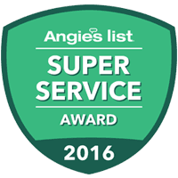 Angies List 2016 Super Service Award