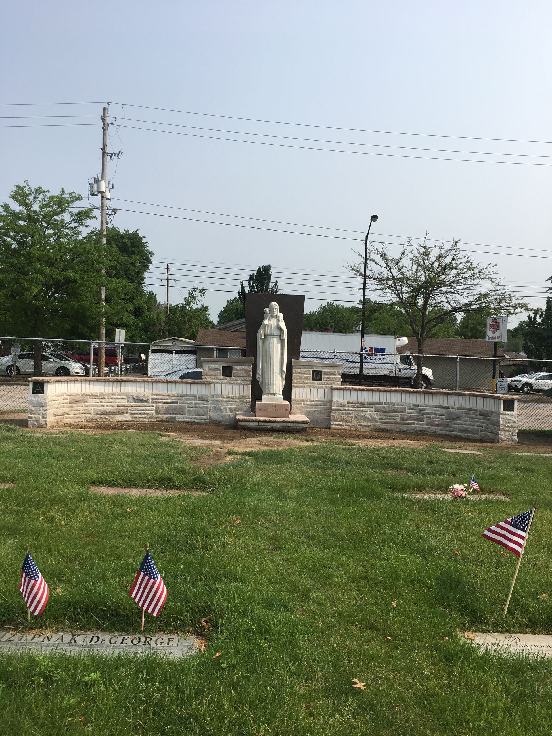 masonry - exterior statue