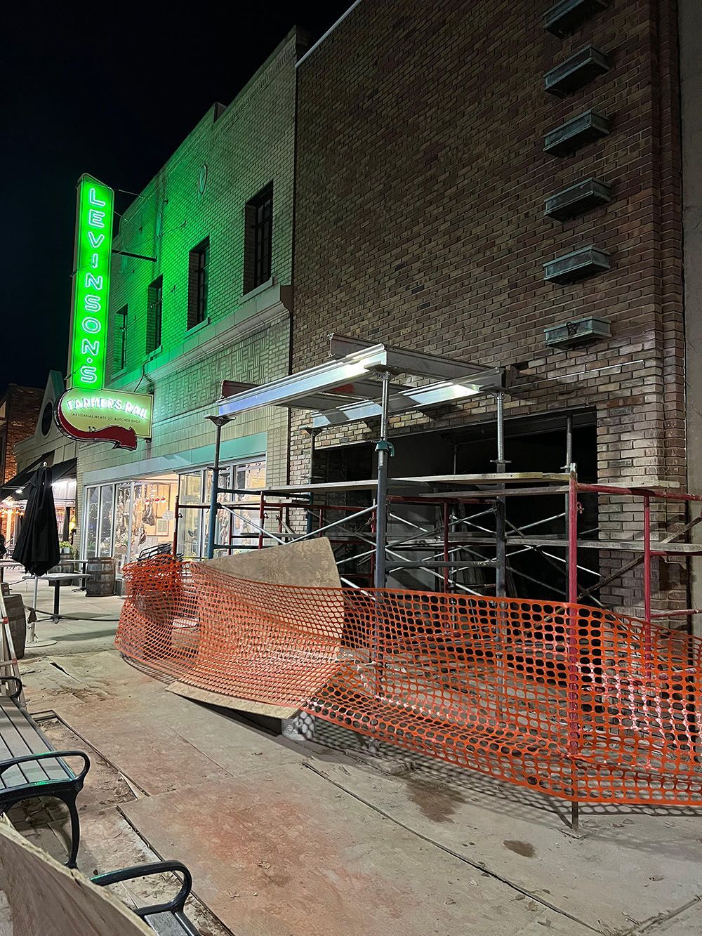 commercial masonry project