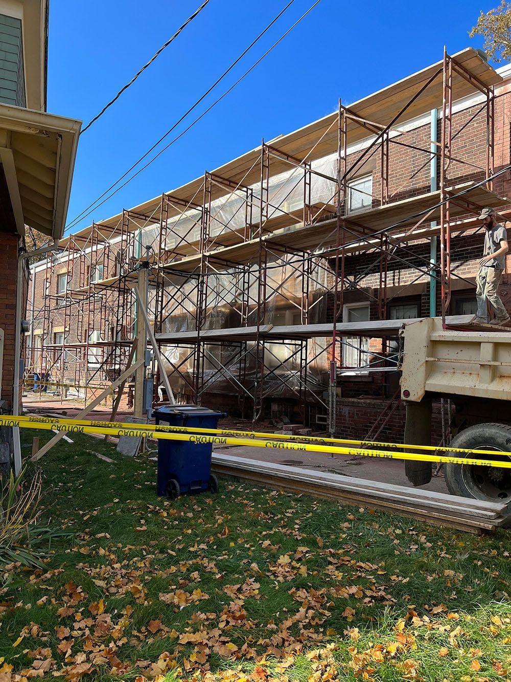 apartment masonry in-progress