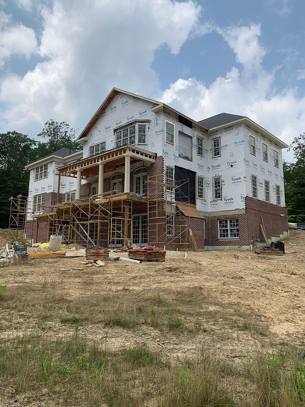 residential exterior masonry development