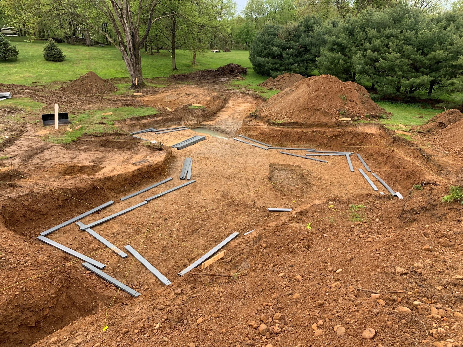 Installation of drainage