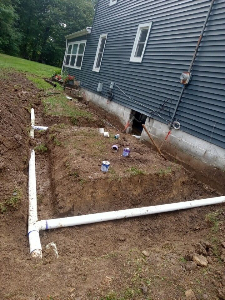 Installation of drains