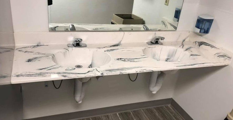 Modern bathroom sink