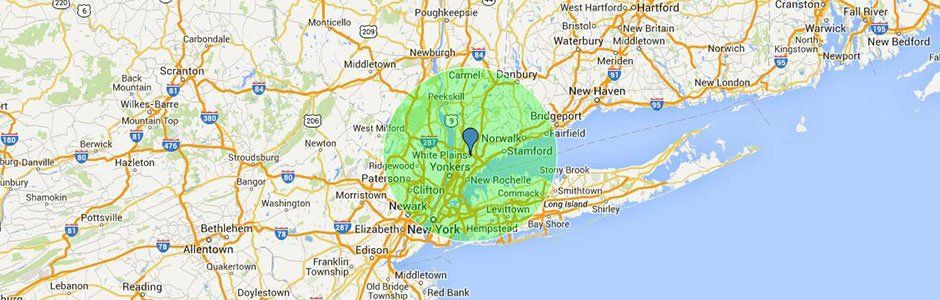 Radius map