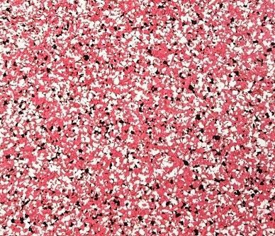 A close up of a red and white tile floor.