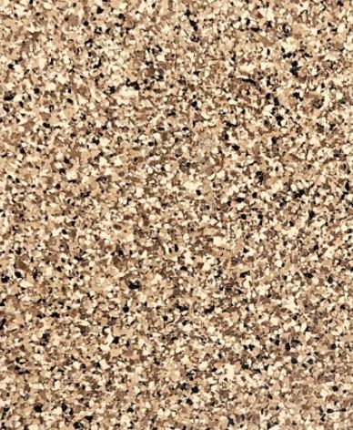 A close up of a concrete floor with a lot of small stones on it.