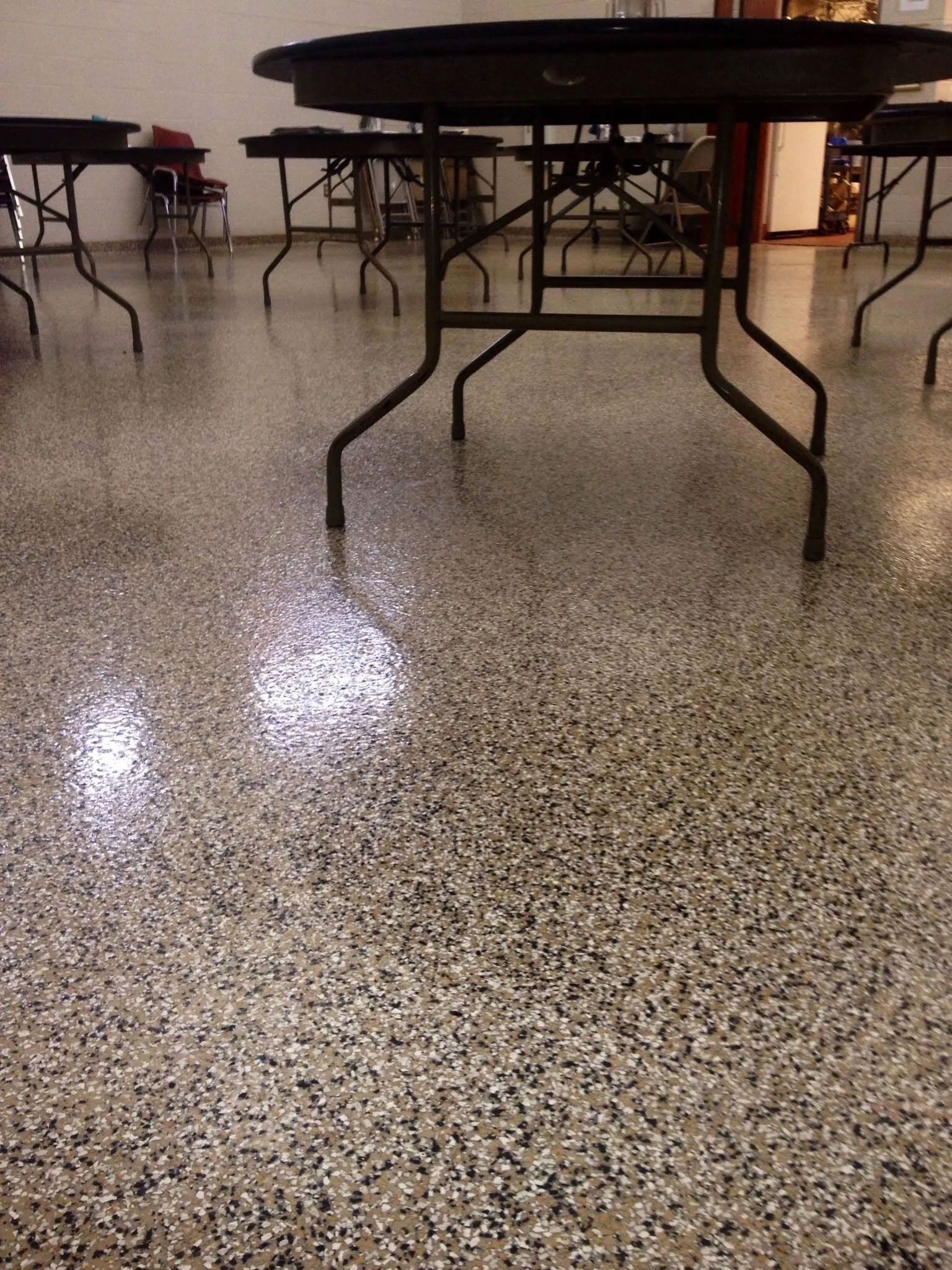 epoxy flooring work