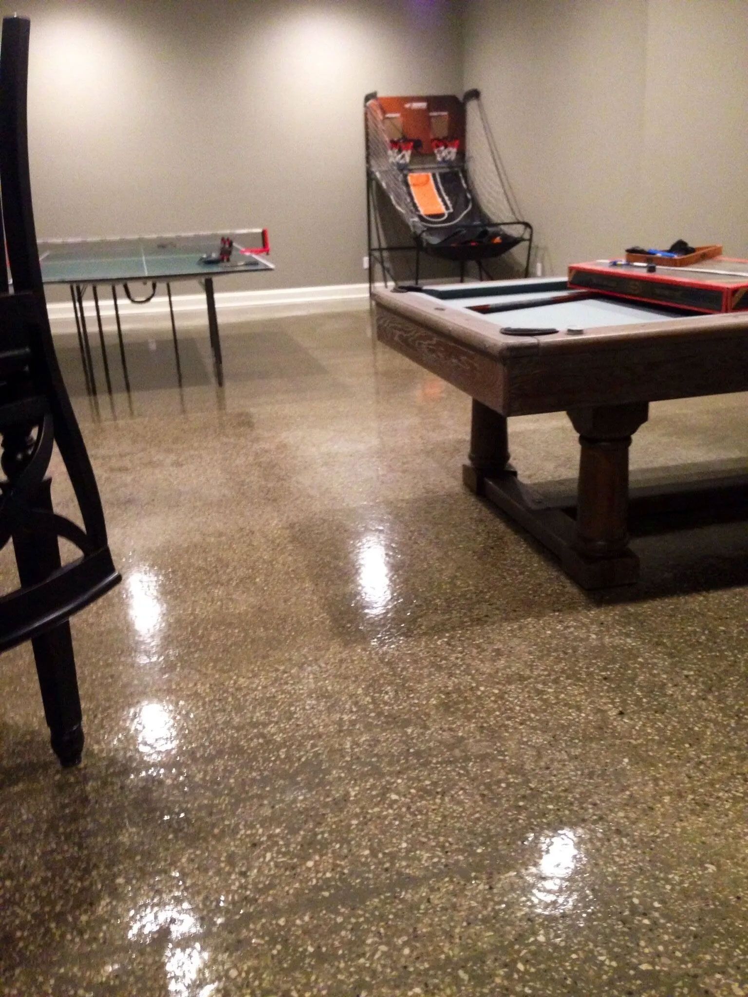 epoxy flooring work