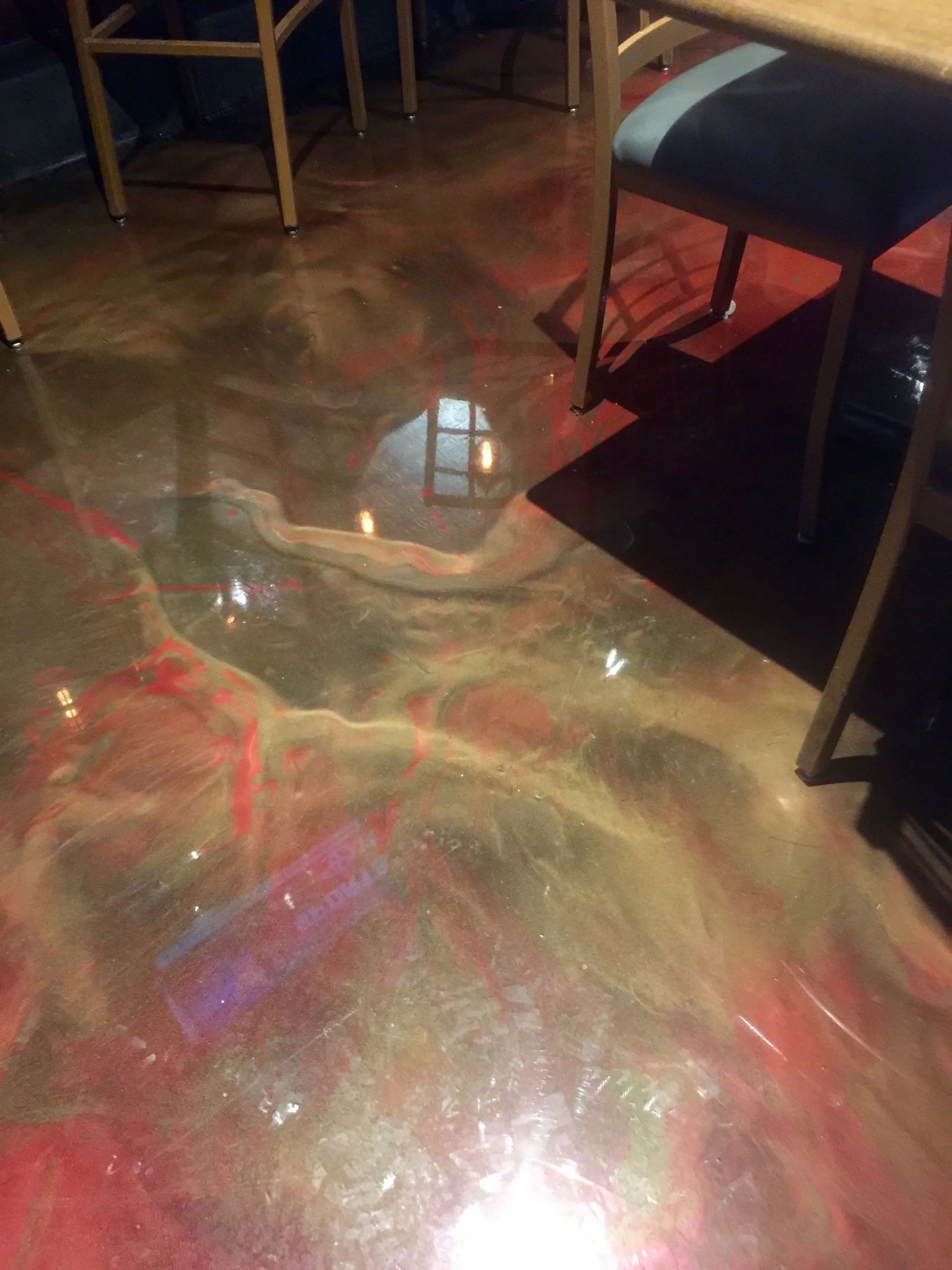 epoxy flooring work