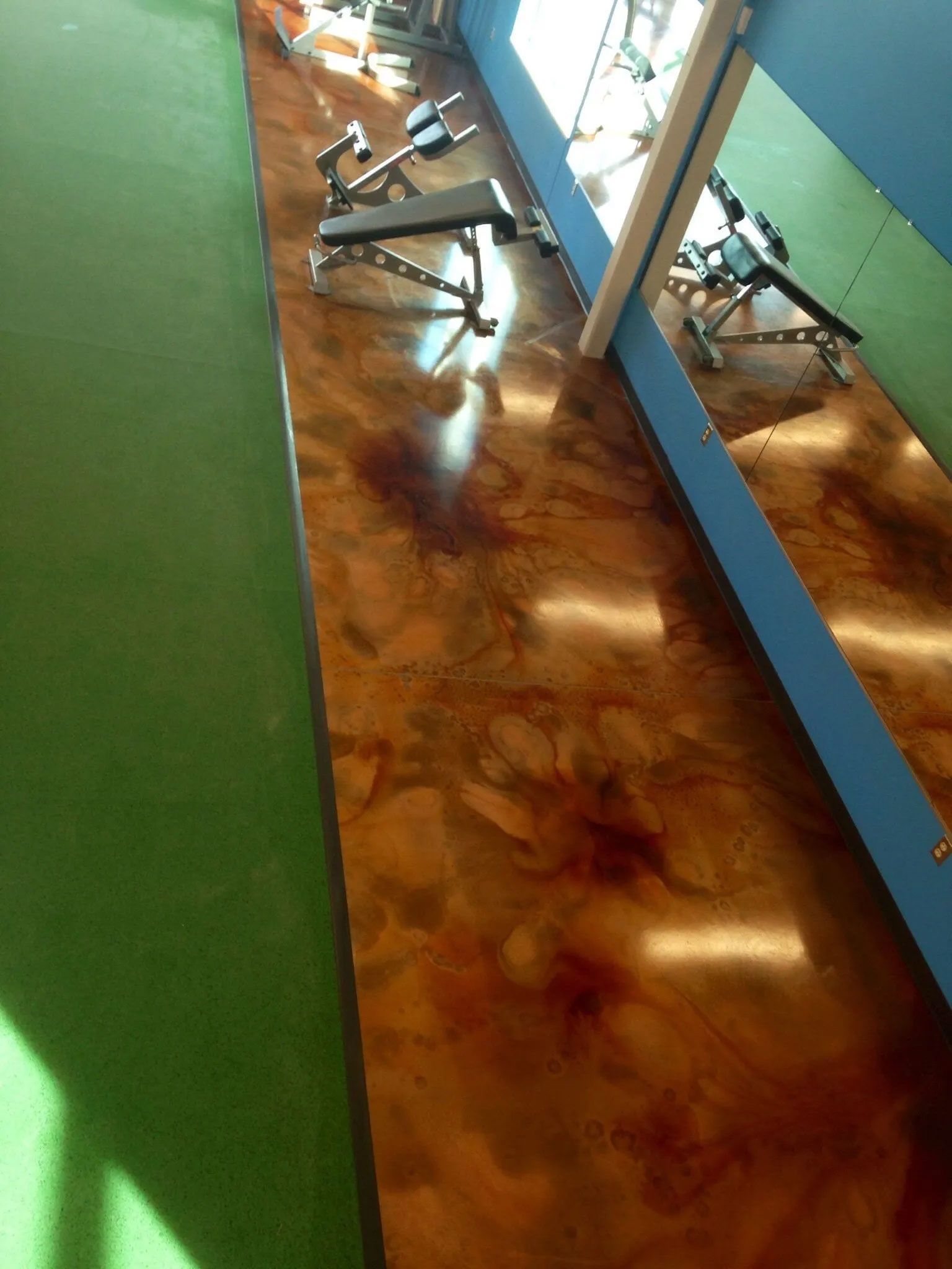 epoxy flooring work