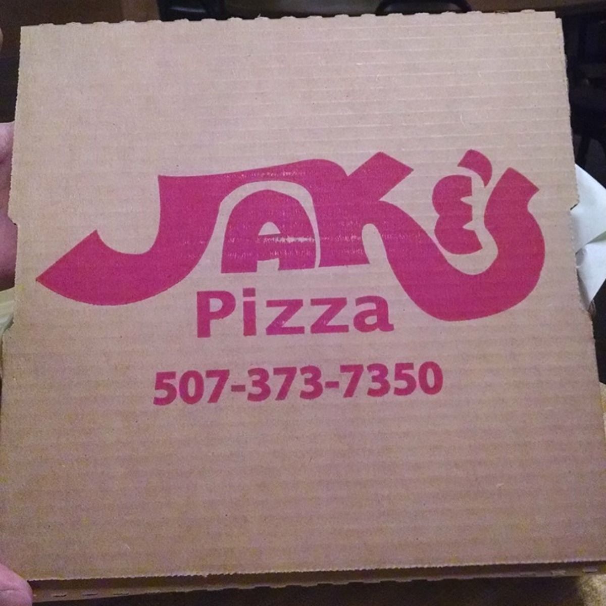Pizza box with 