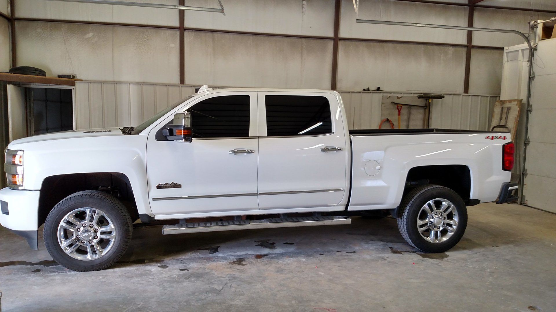 Truck after body work