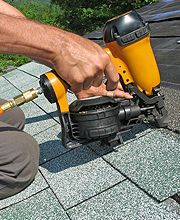 Attaching roof shingles