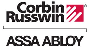 Corbin Russwin logo above 