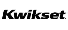 Kwikset logo in black text on a white background.