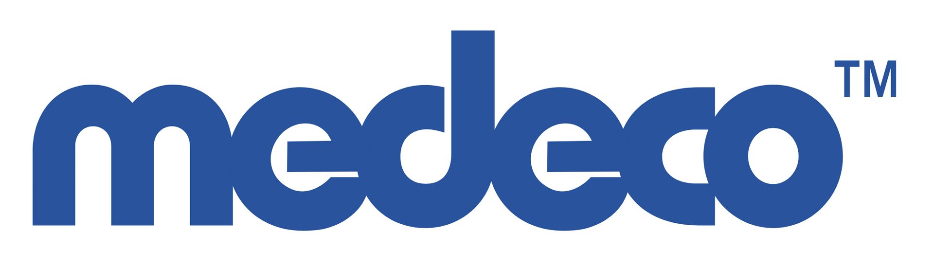 Medeco logo in blue.