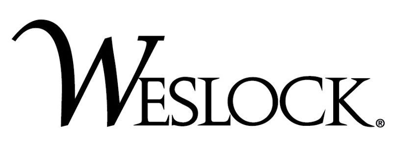 Weslock logo in black text.