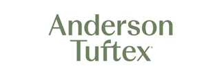 Anderson Tuftex logo in green text on a white background.
