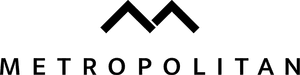 Black M symbol above the word METROPOLITAN.