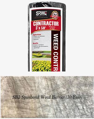 SB2 Spunbond Weed Barrier – 10 Year