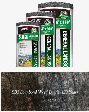 SB3 Spunbond Weed Barrier – 20 Year