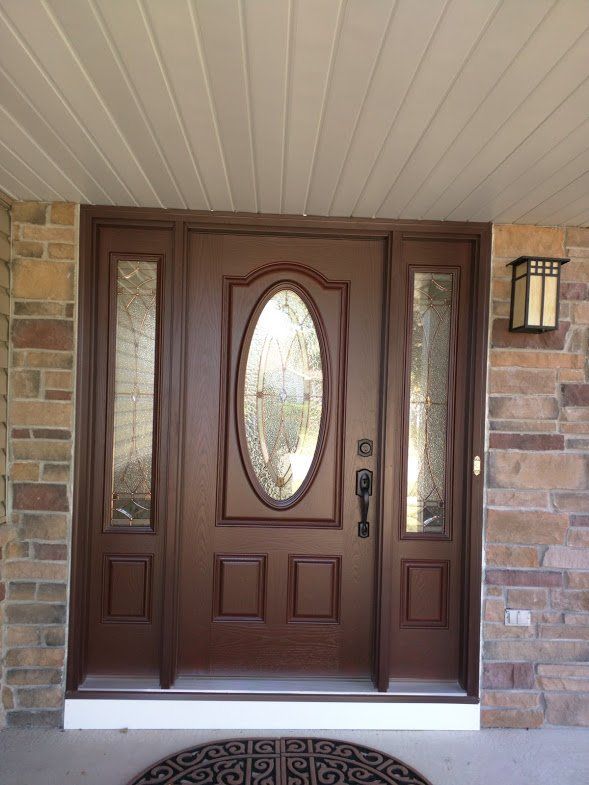 Door with window installations and repairs
