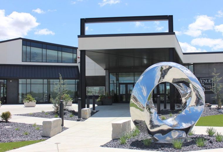 Outside the Venue 522 building