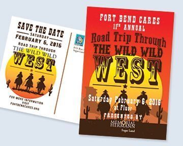 Save the date postcard for the 