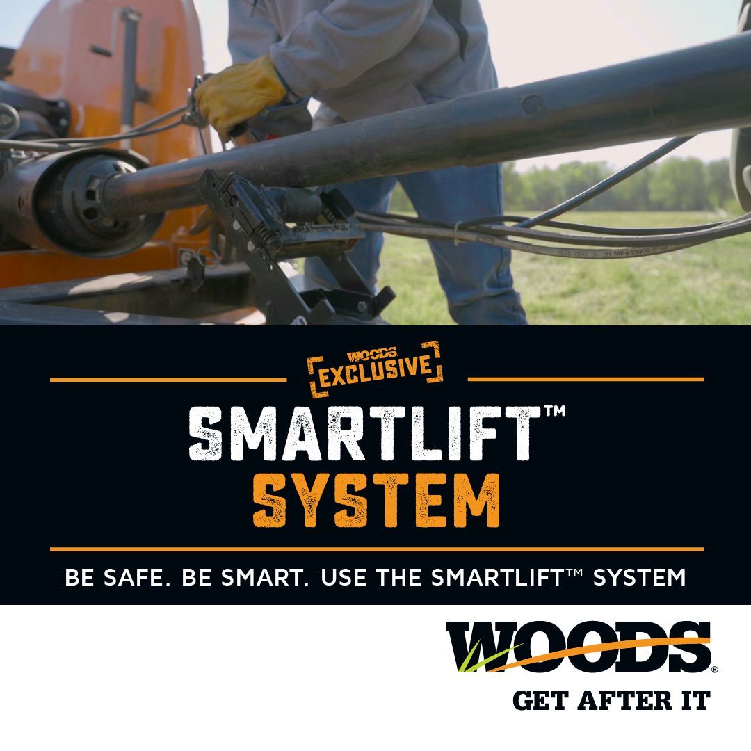 An advertisement for the Smartlift System by Woods