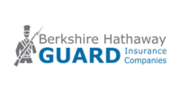 The Berkshire Hathaway GUARD Insurance Companies logo featuring a stylized grey soldier icon next to the blue brand name.