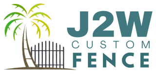 J2W Custom Fence Logo