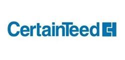 CertainTeed logo in blue text. The last two letters are a unique symbol.