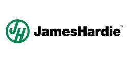 James Hardie logo: green circle with