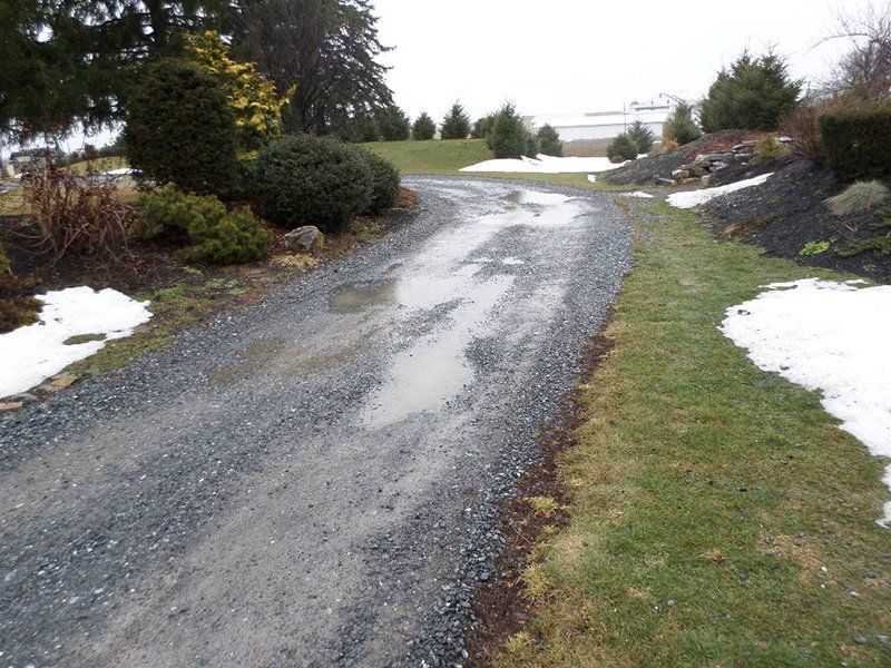 Driveway grading