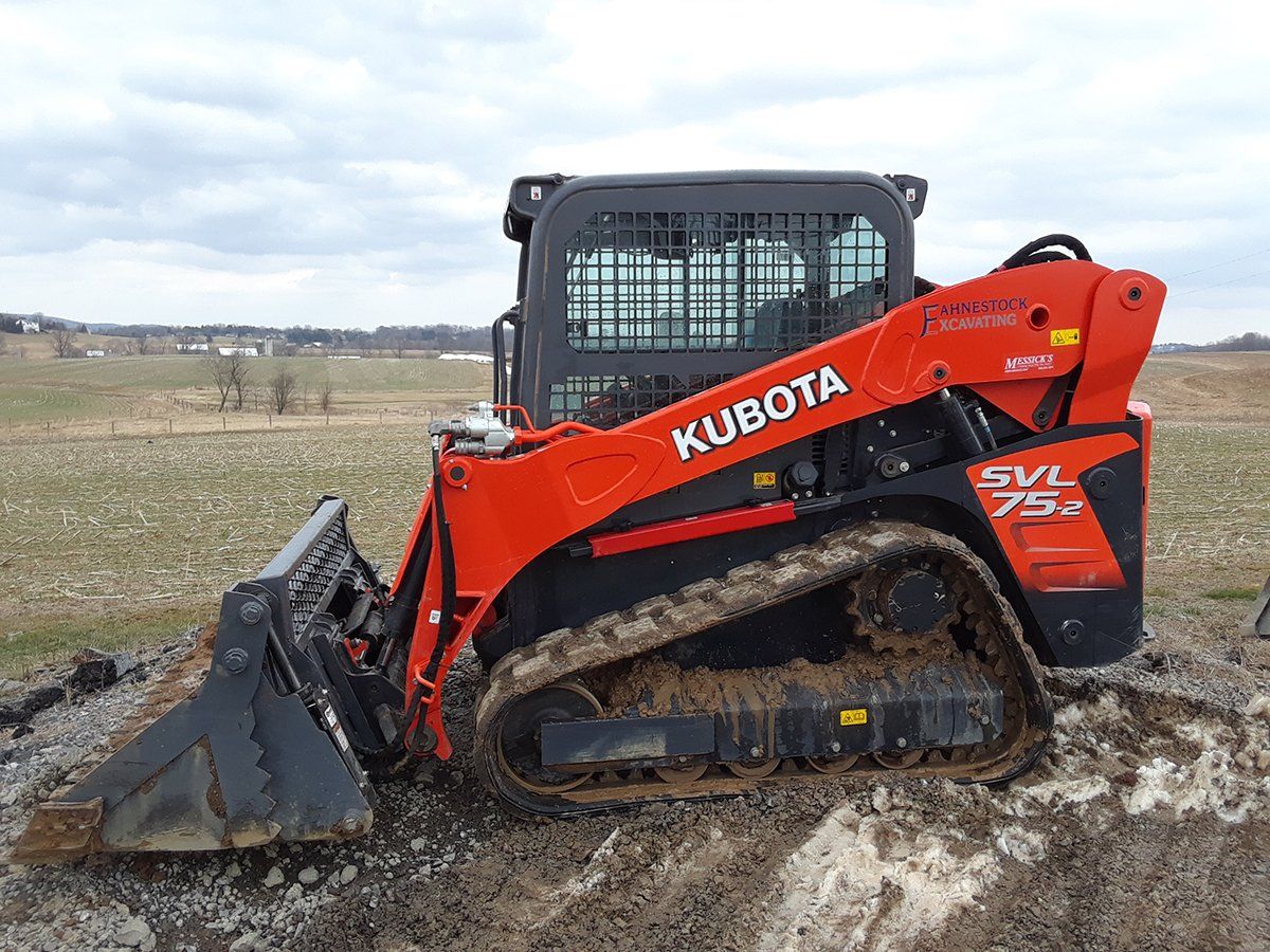 excavating