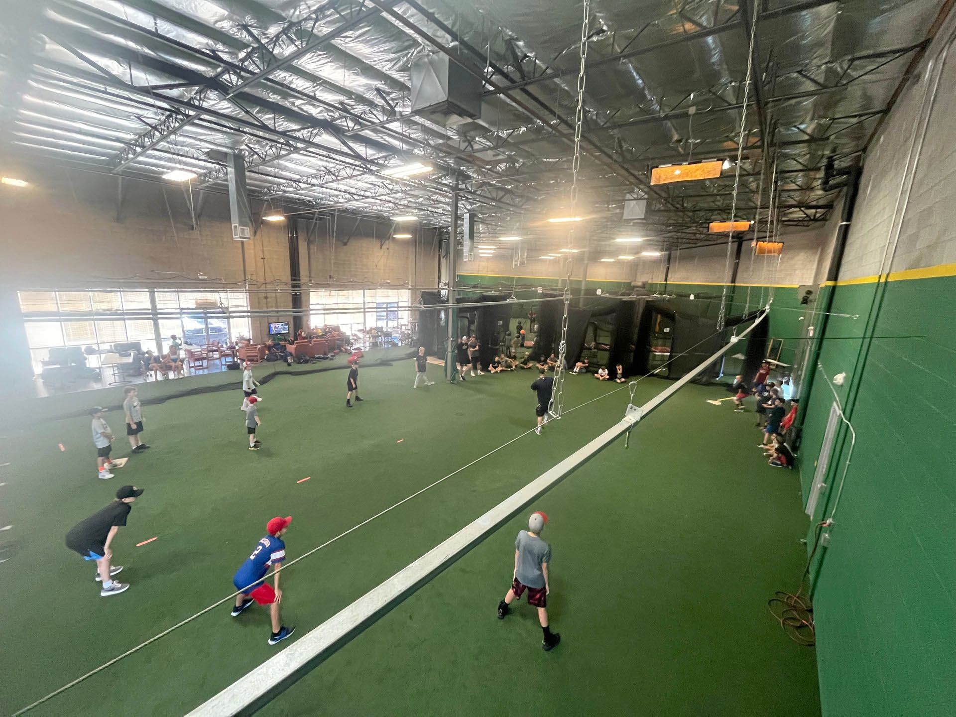 Indoor baseball training