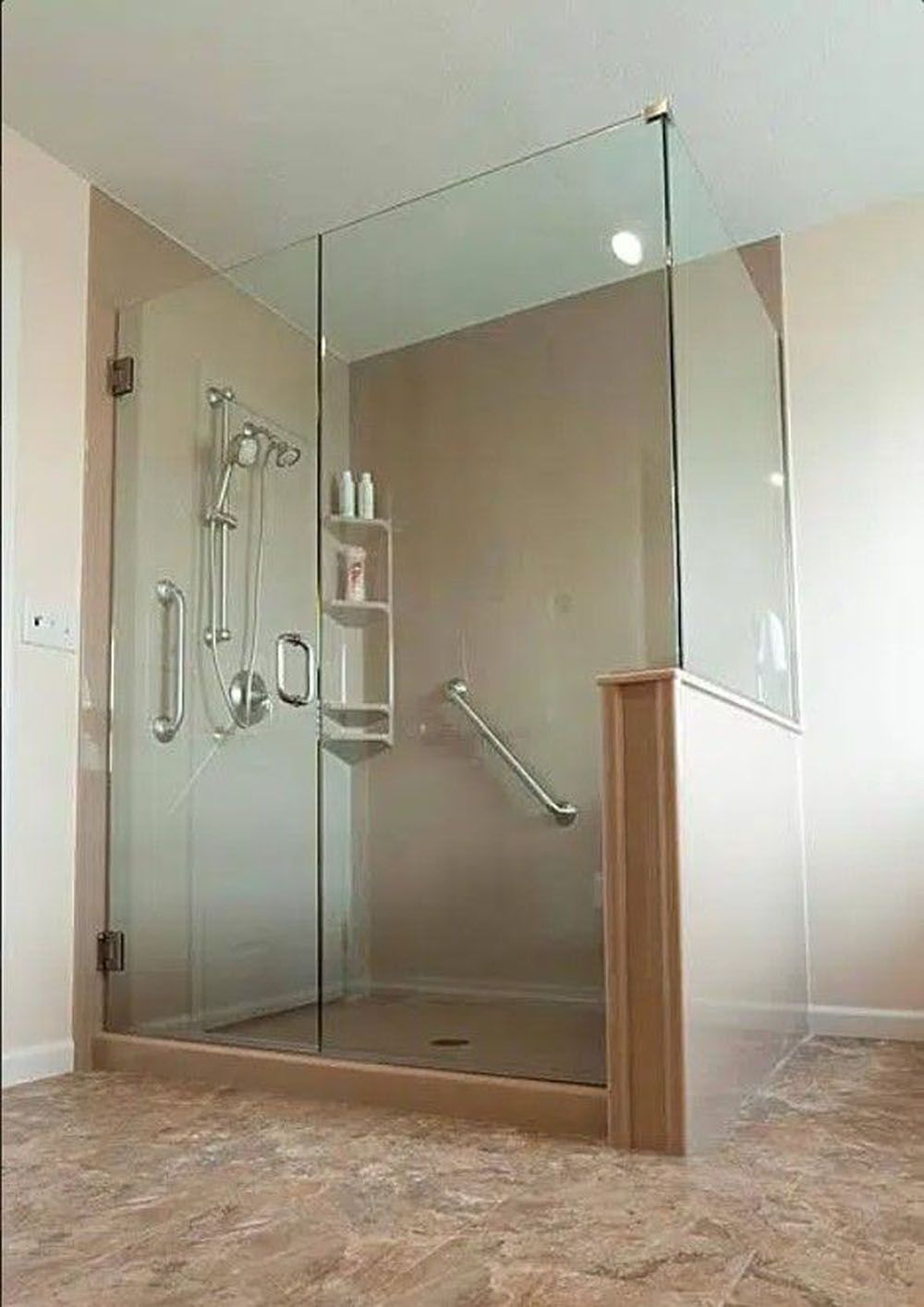 Onyx accessible custom shower