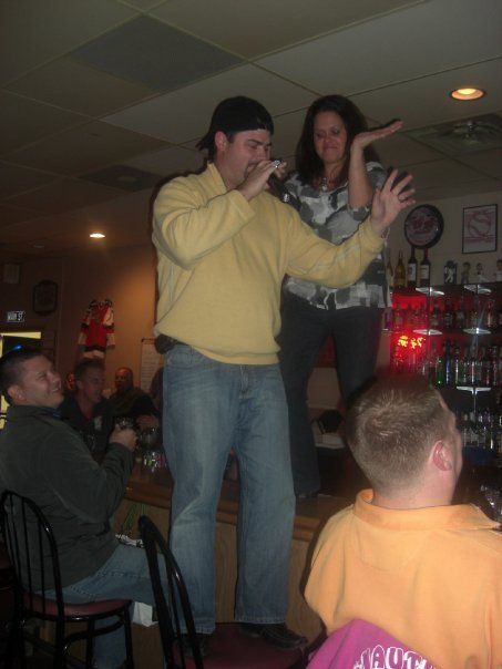 People singing and dancing