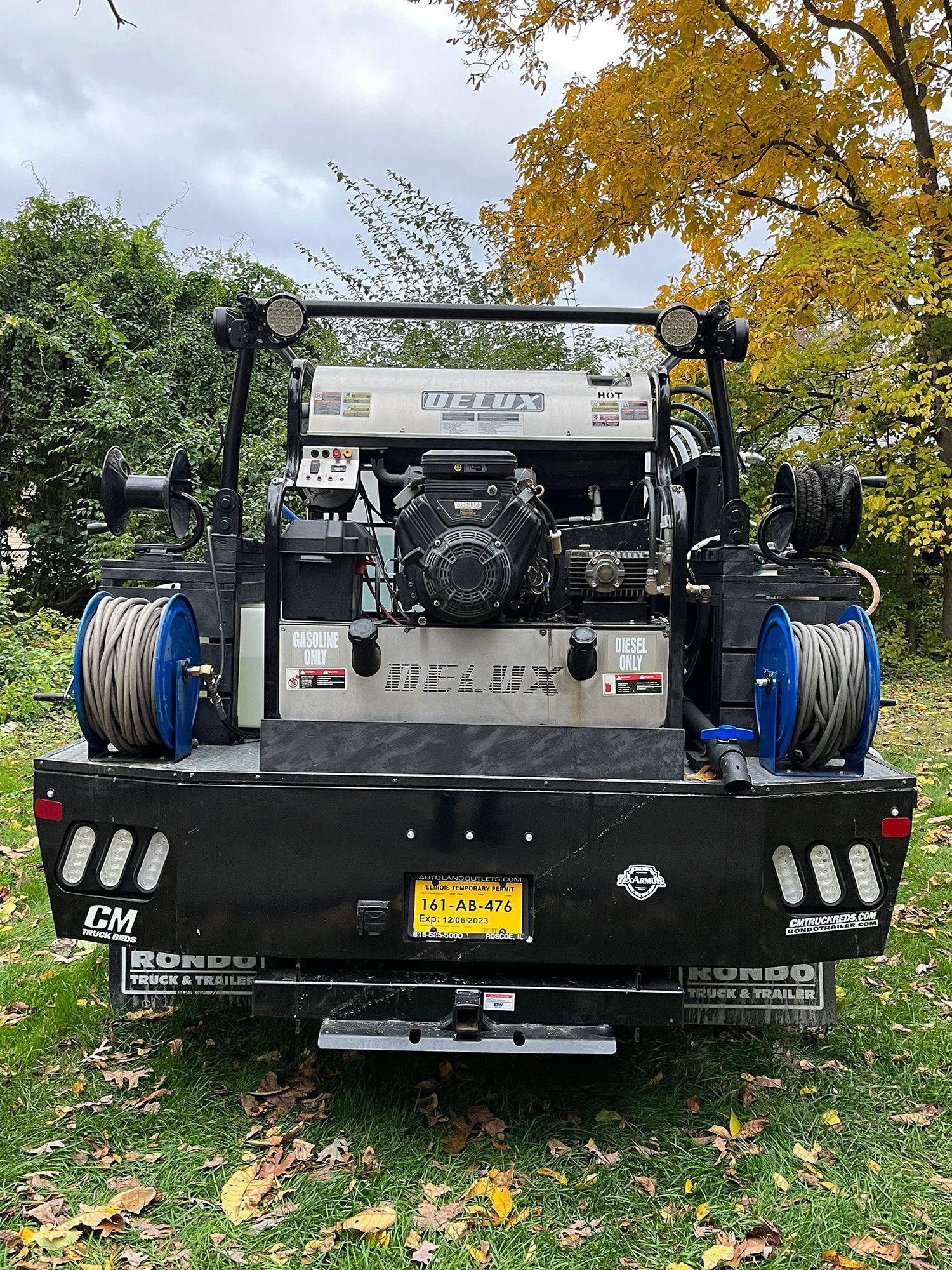 Rock Town Power Wash truck back view