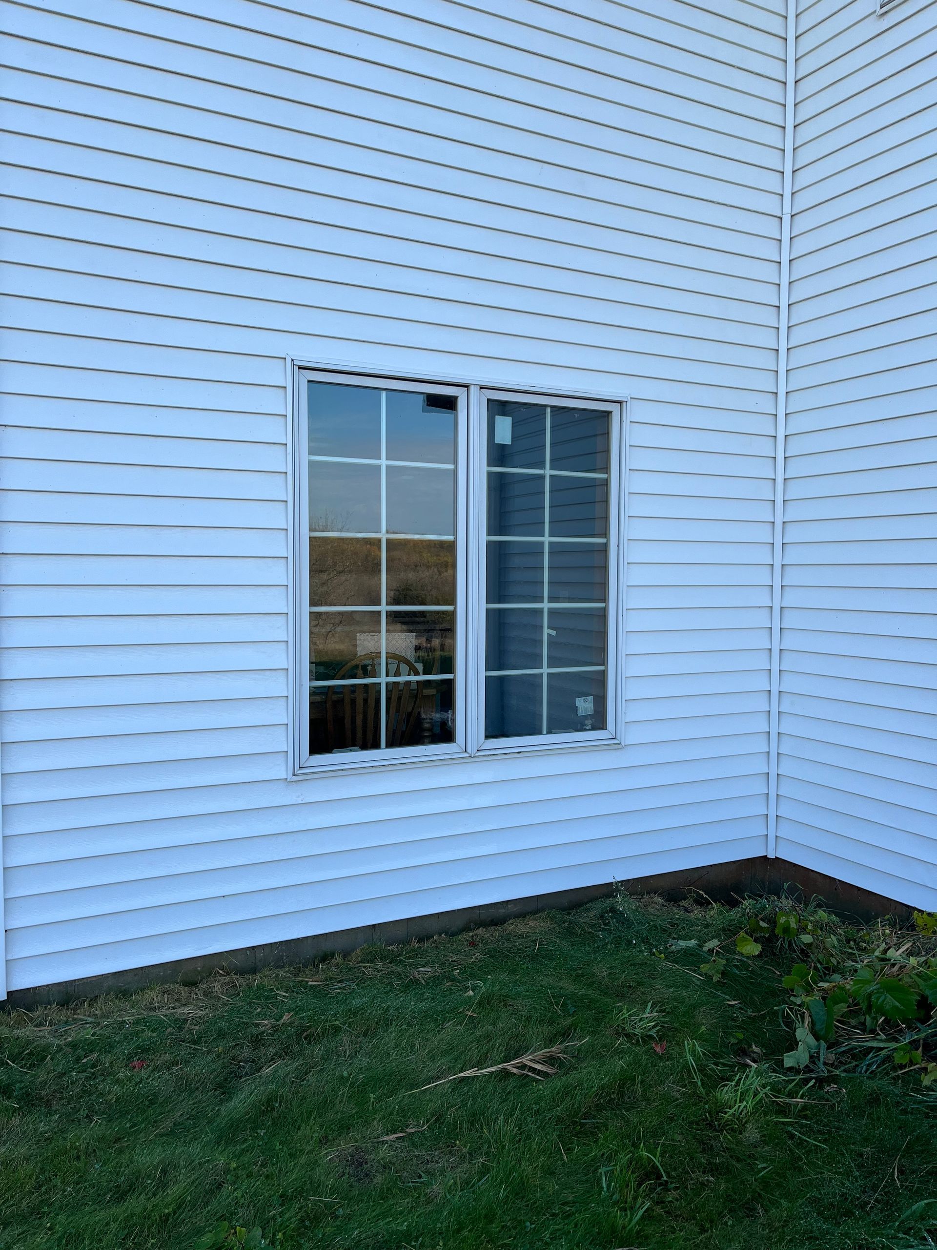 windows and siding power wash - after