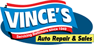 Vinces Auto Repair | Logo