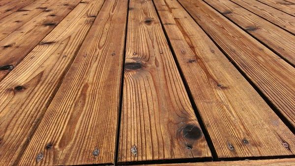 After deck cleaning