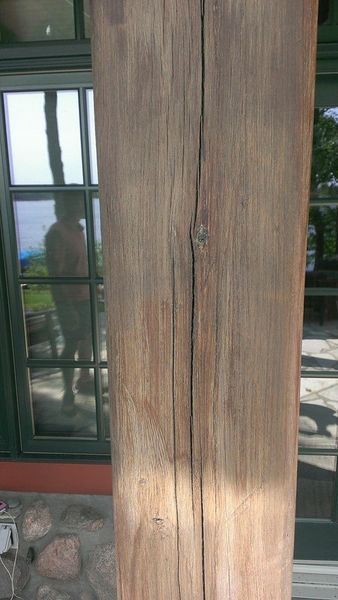 Before wood staining