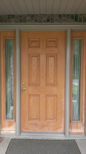 Before door restoration