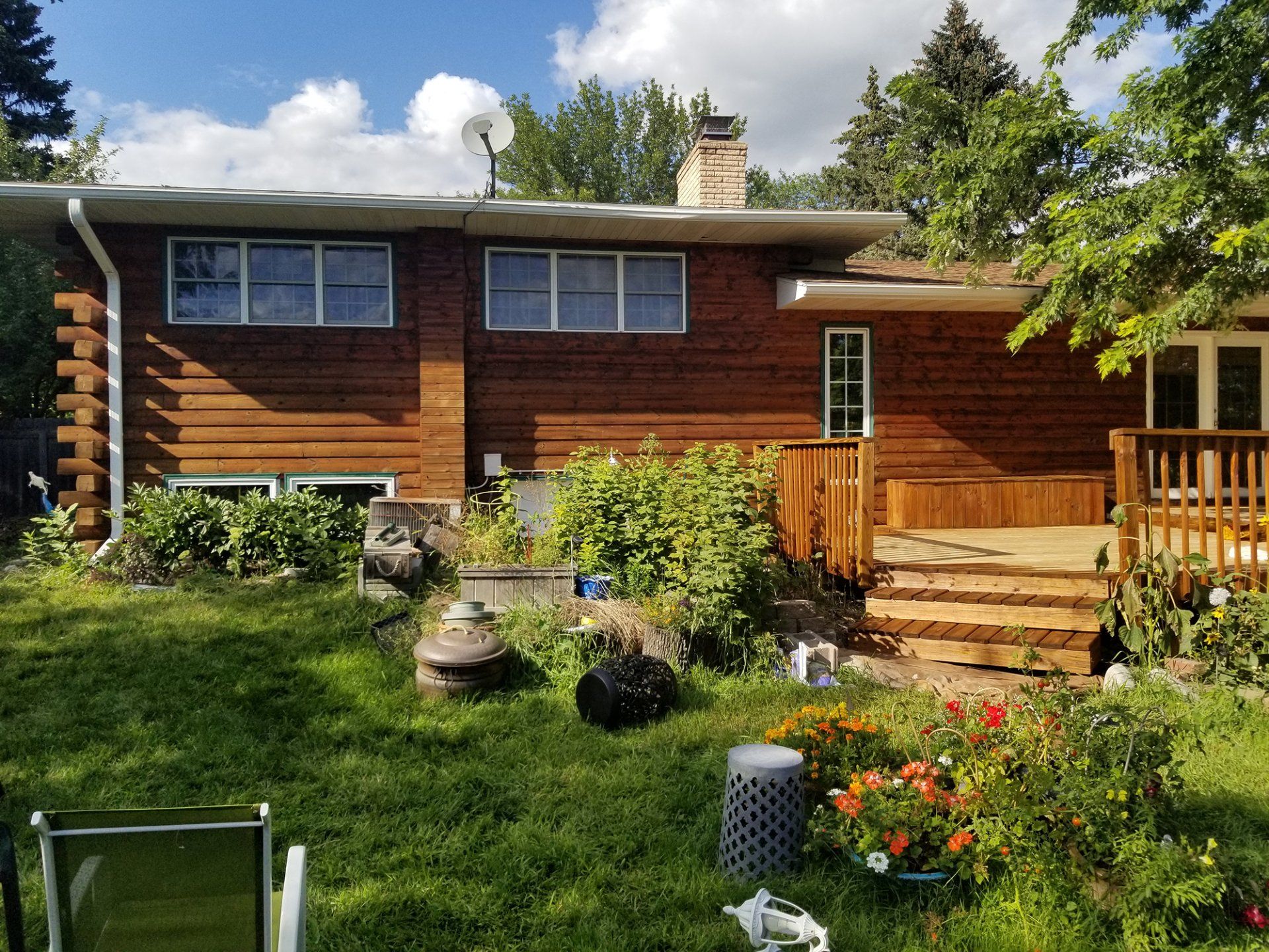 After siding cleaning