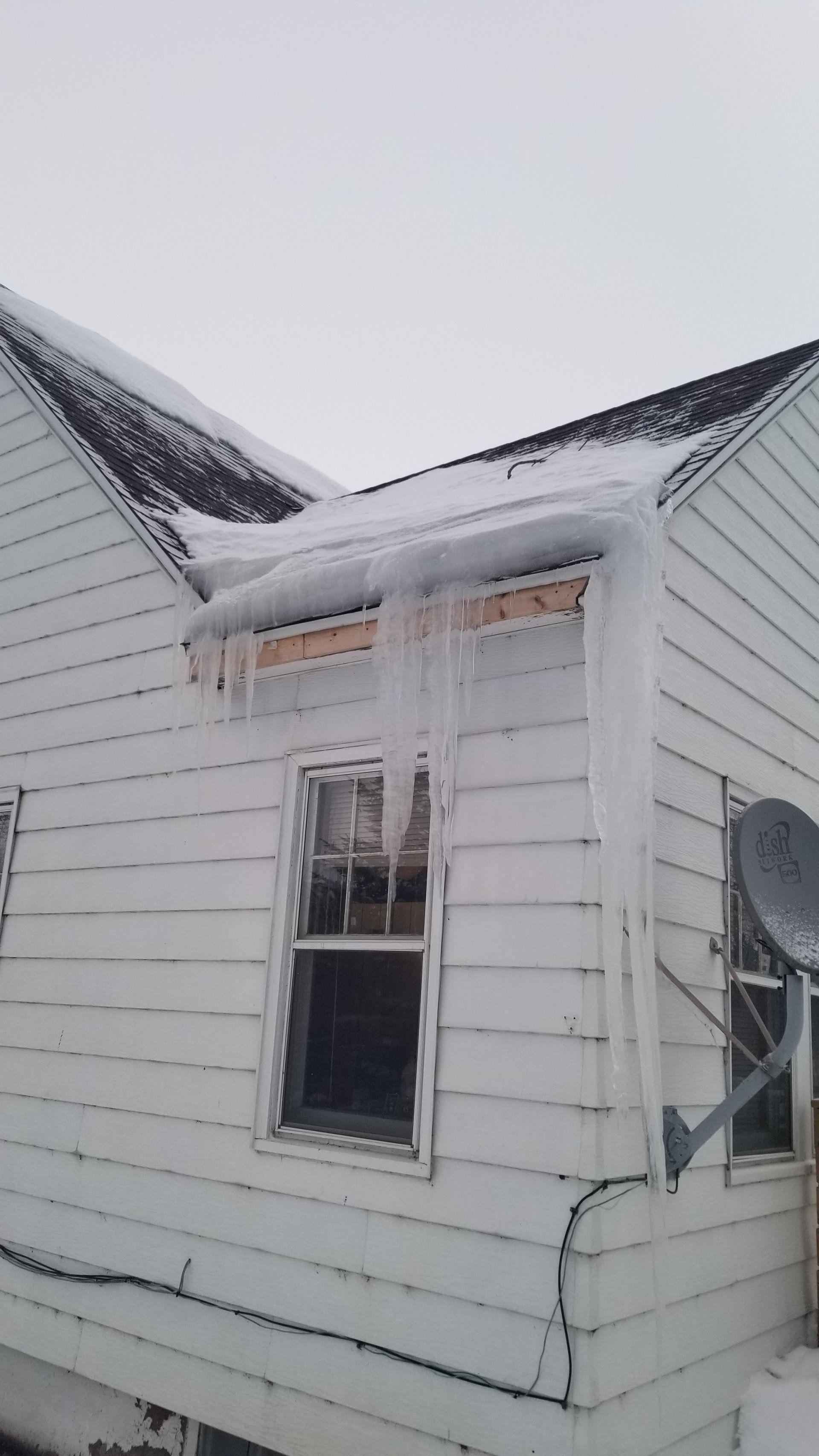 Roof ice removal