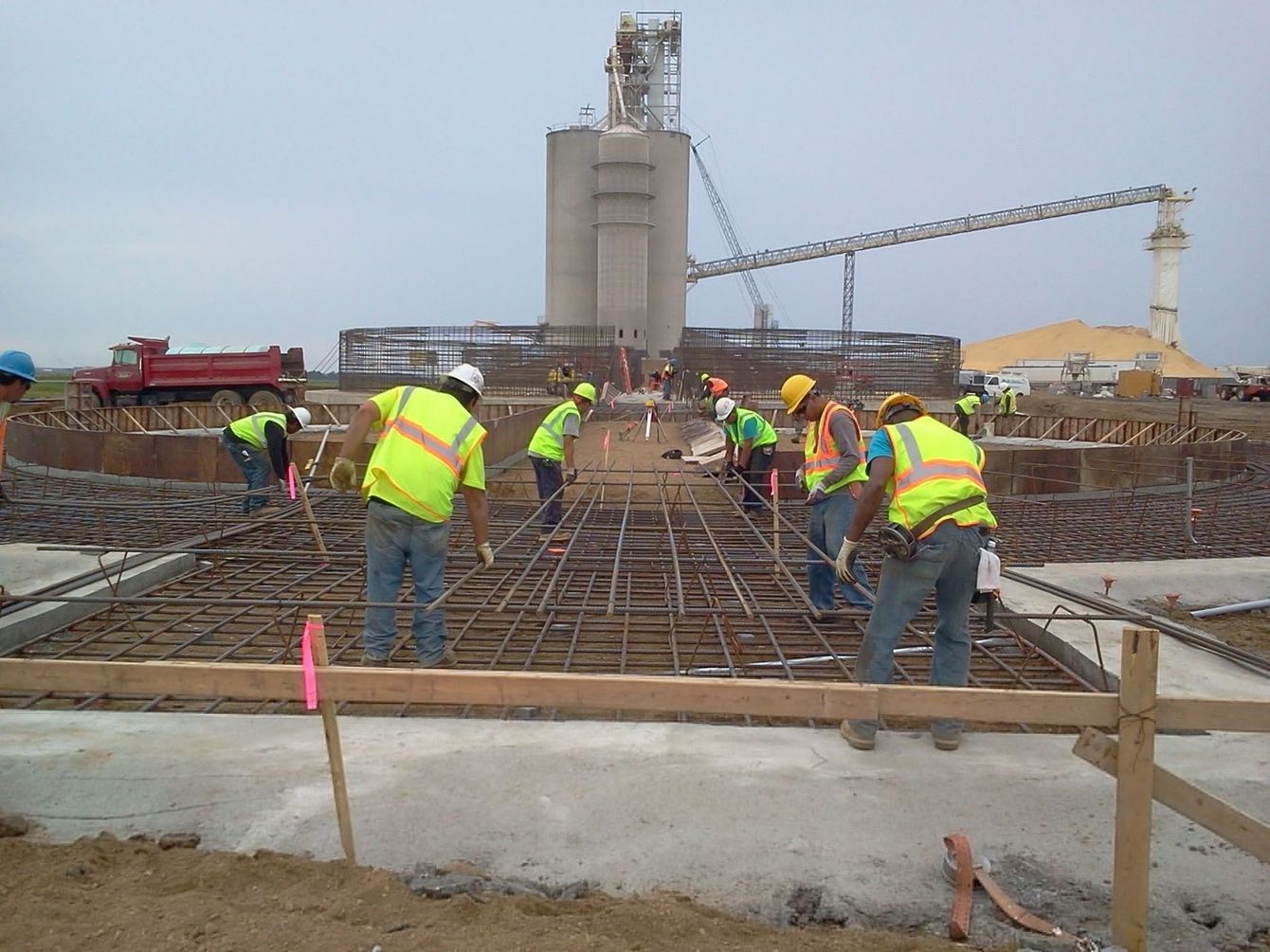 concrete foundation flat work