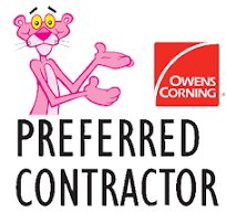 The pink panther is a preferred contractor for owens corning.