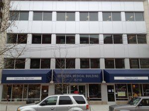 Wisconsin Ave. (front) side of the building